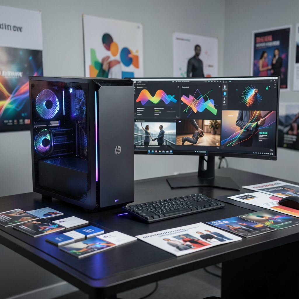 Pracovná stanica HP Omen na prípravu grafiky v štúdiu CompuArts